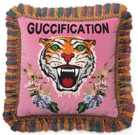 gucci pillow tiger